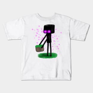 Cute Enderman Kids T-Shirt